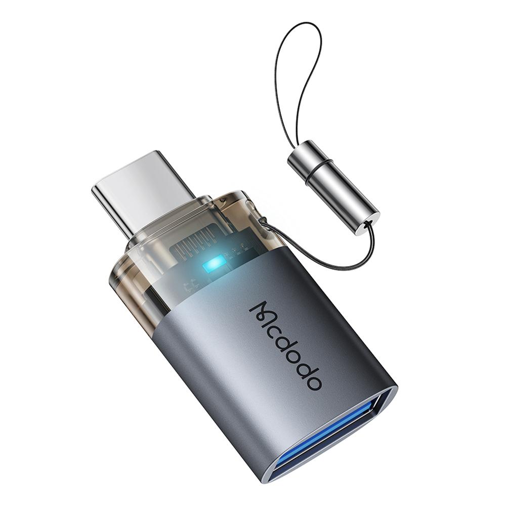 MCDODO OT-7400 MDD USB-A 3.0 to USB-C Adapter with LED Light 5Gbps Transfer Speed Aluminum Alloy A
MCDODO OT-7400 MDD USB-A 3.0 to USB-C Adapter with LED Light 5Gbps Transfer Speed Aluminum Alloy A