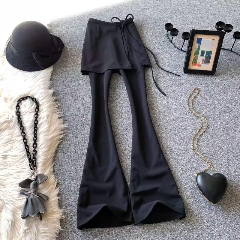 Black High-Waisted Slimming Bell Bottom Yoga Pants with Skirt - Women s Casual Spring/Autumn Wear XL
Black High-Waisted Slimming Bell Bottom Yoga Pants with Skirt - Women s Casual Spring/Autumn Wear XL