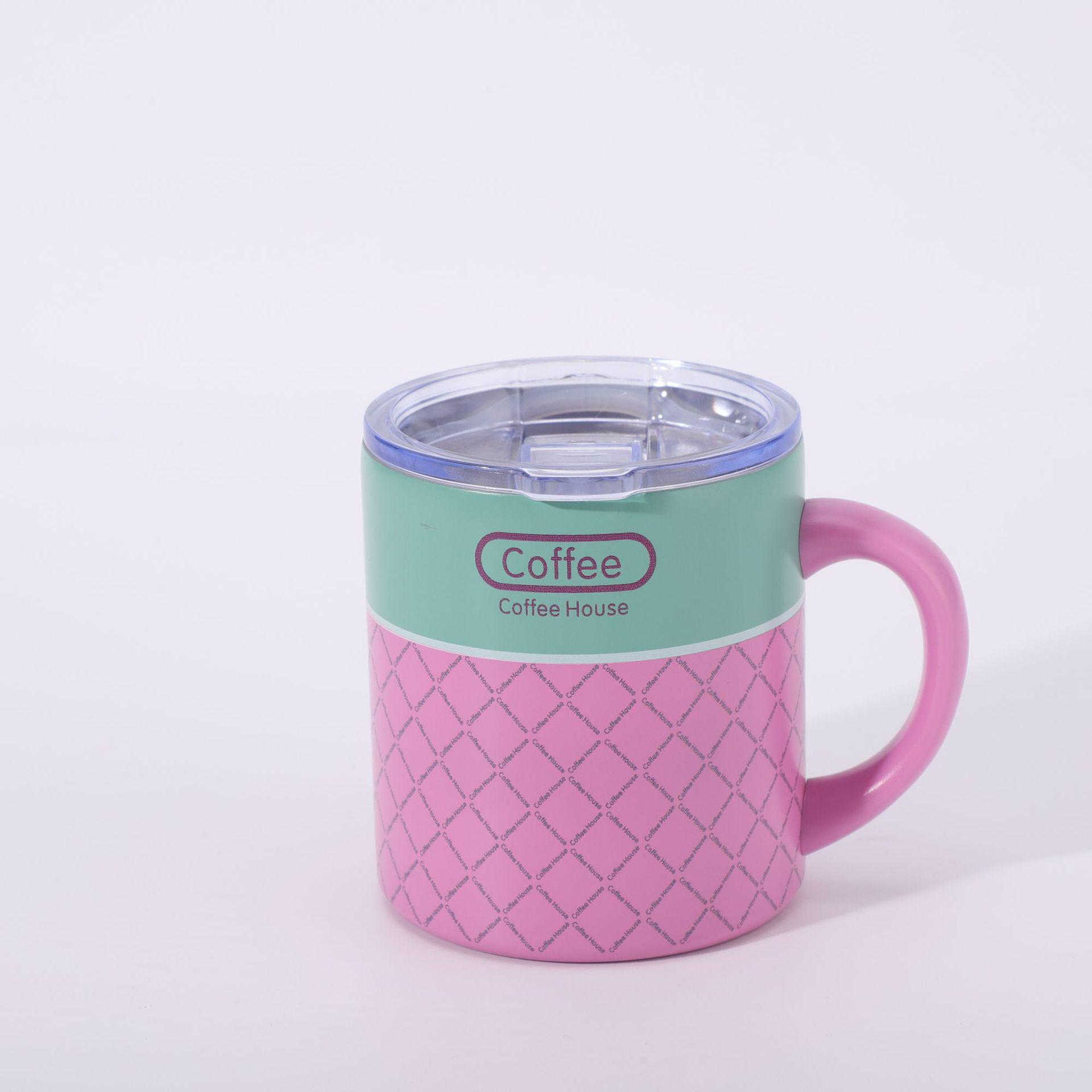 304 Stainless Steel Insulated Mug with Handle - Double-Layer Design for Home and Office Use 12oz
304 Stainless Steel Insulated Mug with Handle - Double-Layer Design for Home and Office Use 12oz