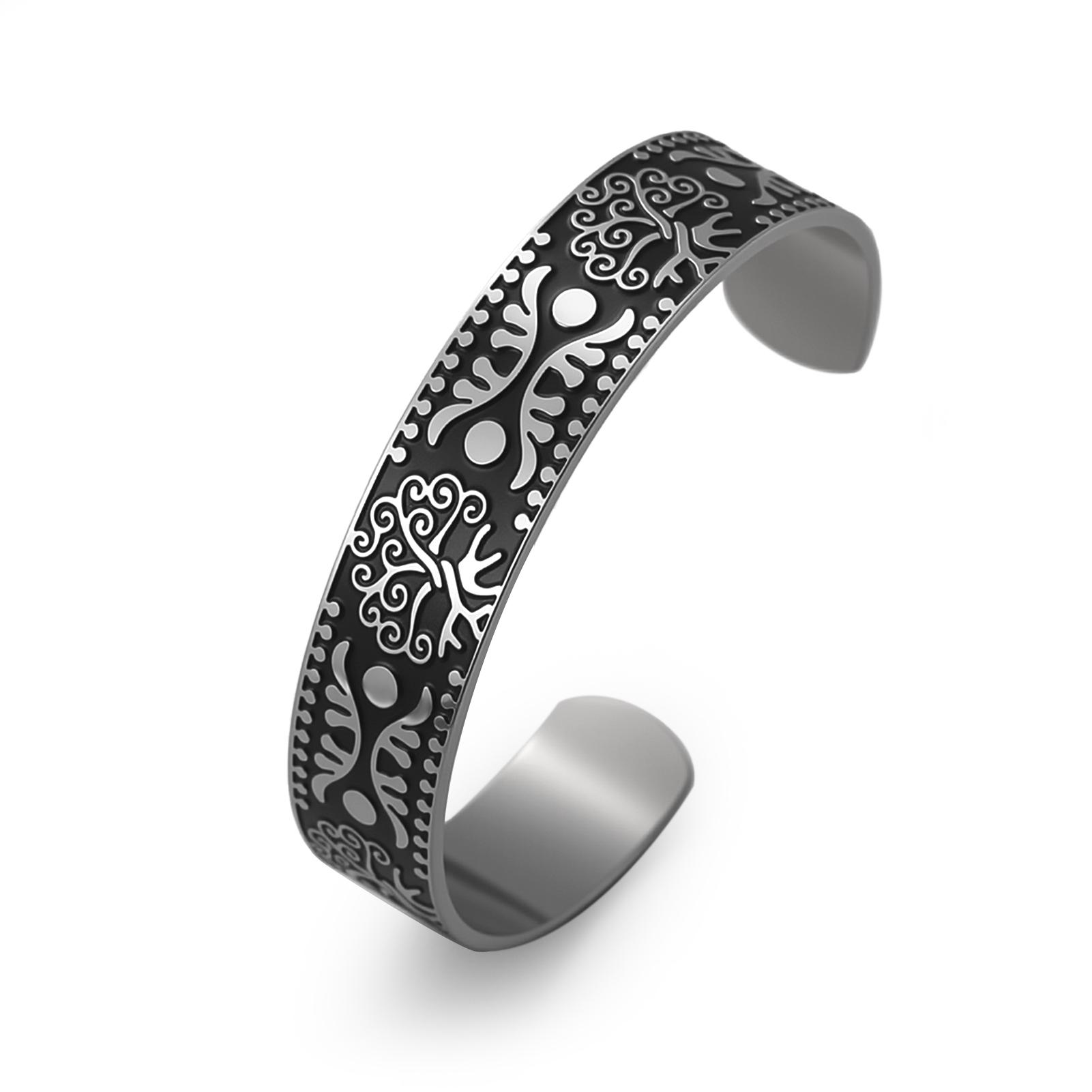 LIKGREAT Vintage Tree of Life Bracelet Adjustable Open Bangle Boho Celtic Jewelry for Women Men Spiritual Amulet Birthday Gift
LIKGREAT Vintage Tree of Life Bracelet Adjustable Open Bangle Boho Celtic Jewelry for Women Men Spiritual Amulet Birthday Gift