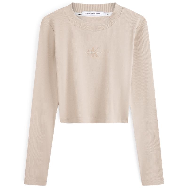 Calvin Klein Fashion Letter Ribbed Stretch Long Sleeve T-Shirt Women tops Off-White J222390PED M
Calvin Klein Fashion Letter Ribbed Stretch Long Sleeve T-Shirt Women tops Off-White J222390PED M