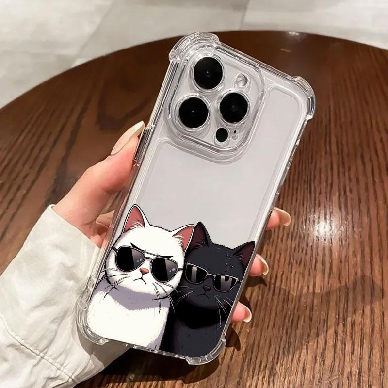 Glasses Black White Cat Phone Case For Samsung Galaxy A57 A56 A36 A37 A55 A54 A52 A35 A34 A17 A16 A15 A07 A06 Soft Clear Cover Galaxy A06(4G)
Glasses Black White Cat Phone Case For Samsung Galaxy A57 A56 A36 A37 A55 A54 A52 A35 A34 A17 A16 A15 A07 A06 Soft Clear Cover Galaxy A06(4G)