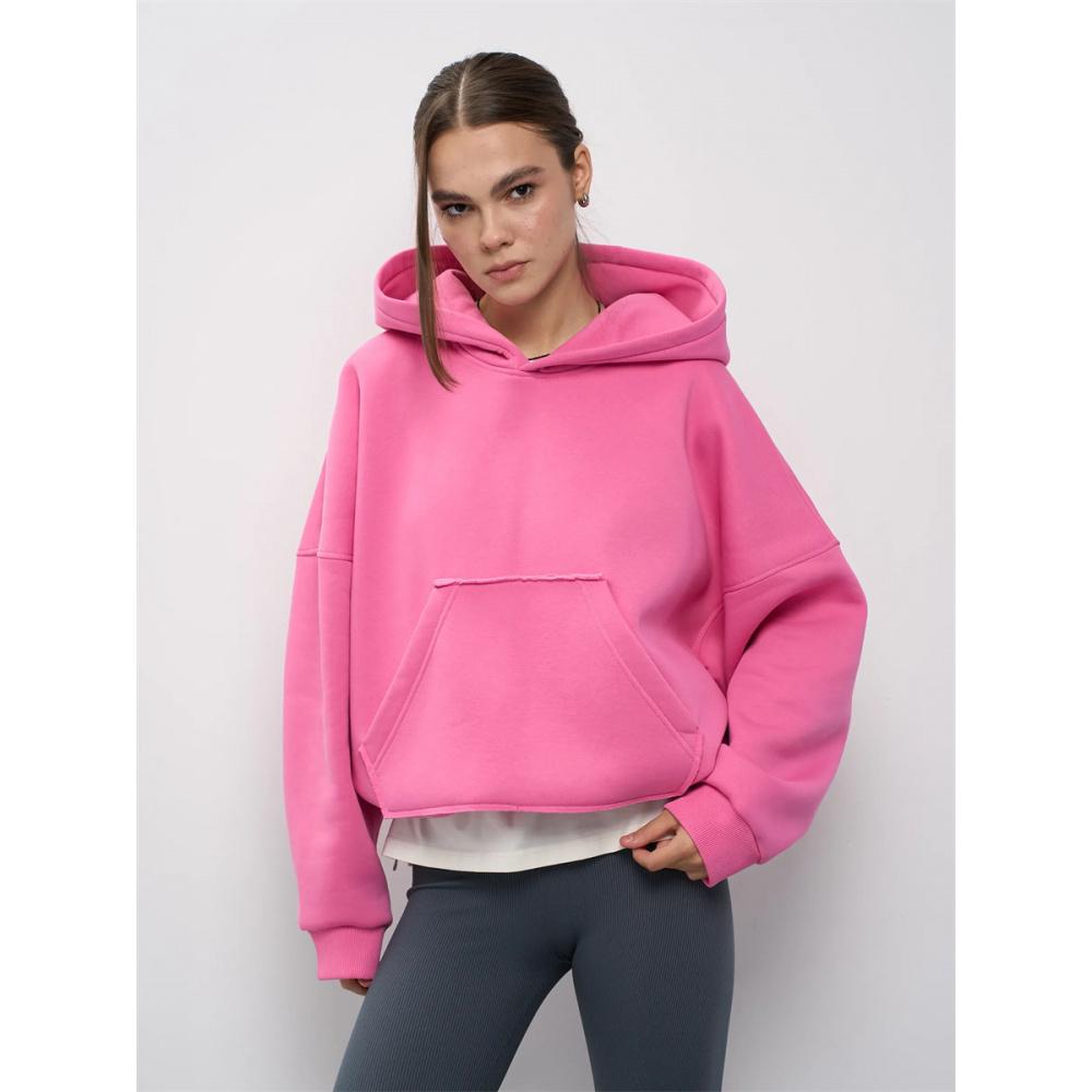 Women Casual Solid Color Hoodie Waist-Cinching Long-Sleeved Short Top Pullover With Pockets XL рожевий
Women Casual Solid Color Hoodie Waist-Cinching Long-Sleeved Short Top Pullover With Pockets XL рожевий