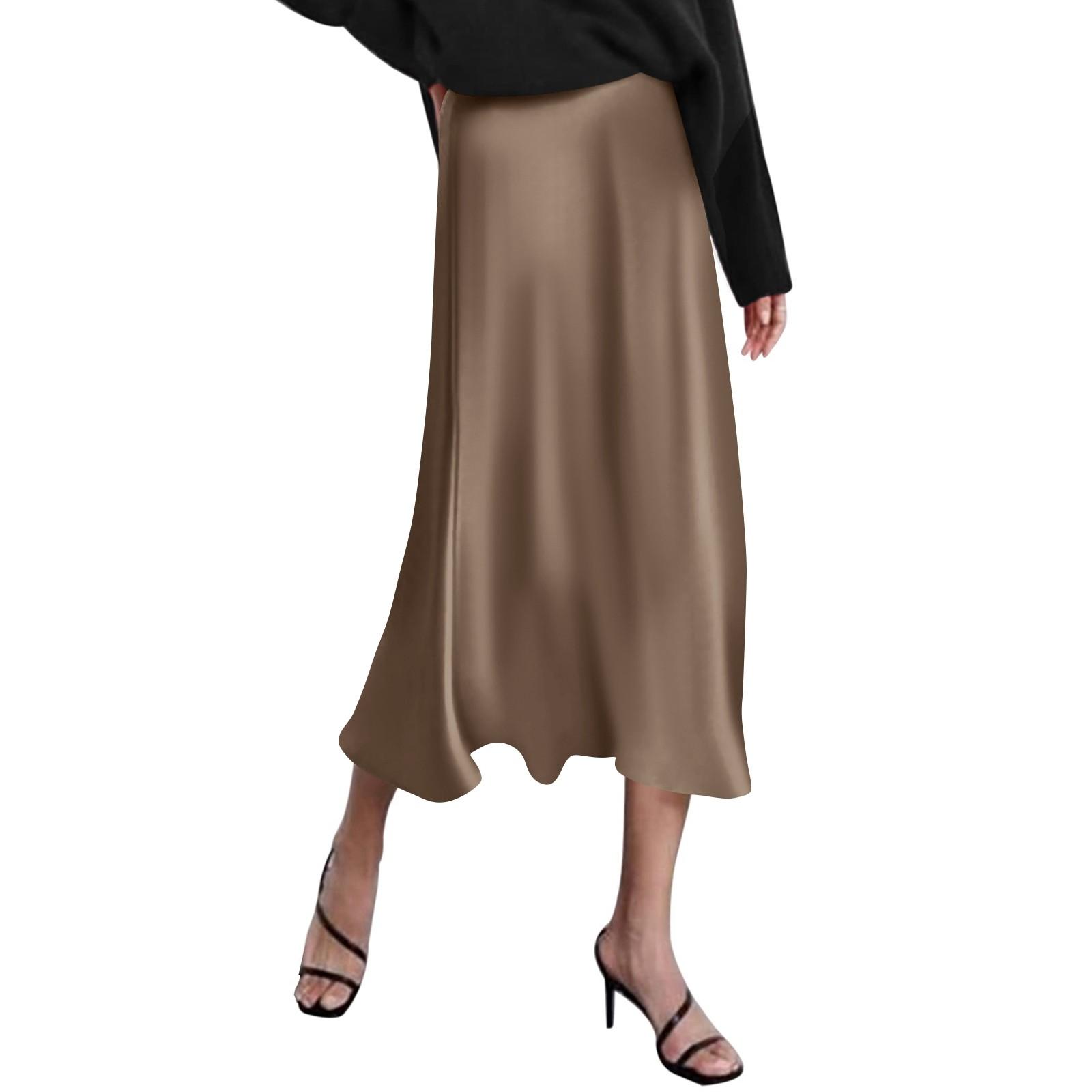 Женская юбка с высокой талией Женская юбка-трапеция Летняя однотонная юбка-миди с высокой талией XL хаки
Женская юбка с высокой талией Женская юбка-трапеция Летняя однотонная юбка-миди с высокой талией XL хаки