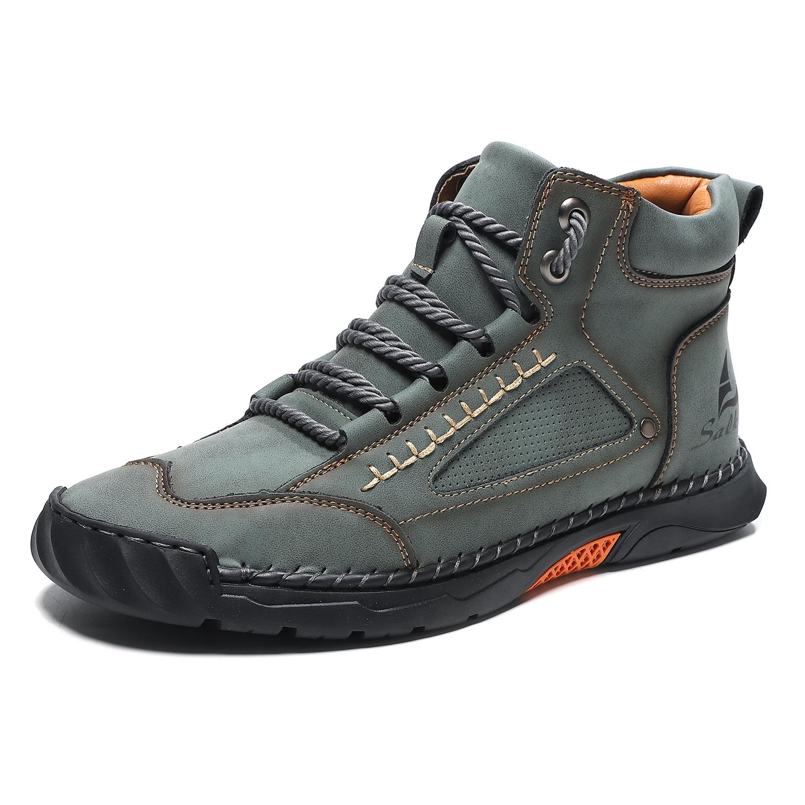 Men s Shoes Outdoor Handmade High-Top Leather Boots Designer Shoes for Men Comfortable Casual Sneakers New Breathable Ankle Boot 48
Men s Shoes Outdoor Handmade High-Top Leather Boots Designer Shoes for Men Comfortable Casual Sneakers New Breathable Ankle Boot 48