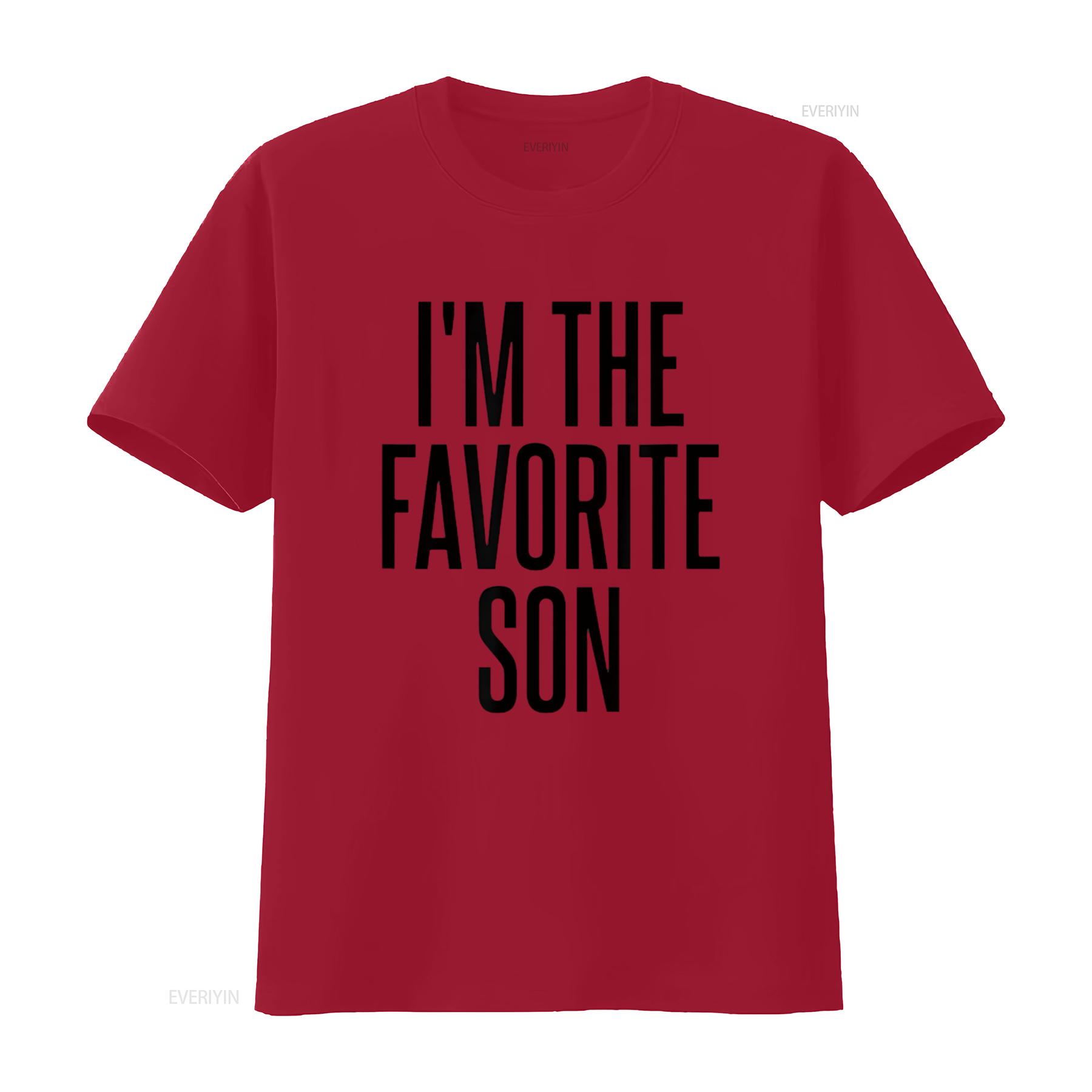 I m The Favorite Son T Shirt vintage Washed fashion Top For Everyday Wear Versatile Soft Comfortable graphic streetwear Casual S
I m The Favorite Son T Shirt vintage Washed fashion Top For Everyday Wear Versatile Soft Comfortable graphic streetwear Casual S