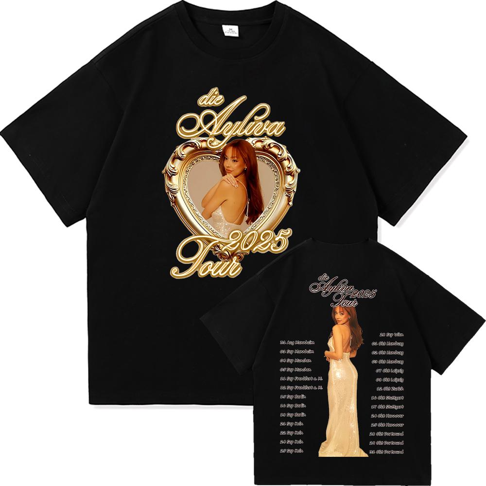 Футболка Ayliva Tour 2025 Летняя мода Мужская/Женская Харадзюку Графическая Ретро Футболка Высокое качество Повседневная Винтажная Хлопковая Футболка S
Футболка Ayliva Tour 2025 Летняя мода Мужская/Женская Харадзюку Графическая Ретро Футболка Высокое качество Повседневная Винтажная Хлопковая Футболка S