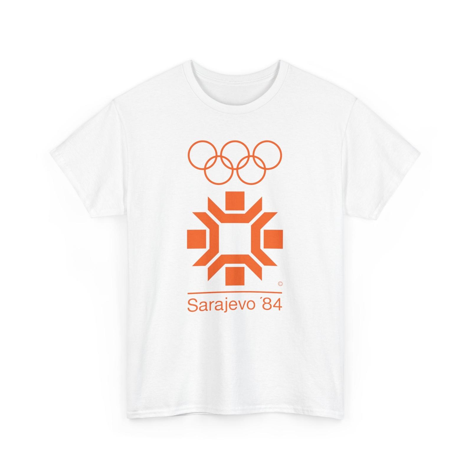 1984 Sarajevo Olympics Vintage Tshirt Tops Tee, Retro Winter Games T-Shirt Mens Womens Tees Top, Unisex Cotton M
1984 Sarajevo Olympics Vintage Tshirt Tops Tee, Retro Winter Games T-Shirt Mens Womens Tees Top, Unisex Cotton M