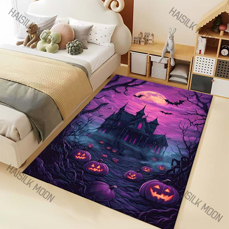 Spooky Castle Halloween Decoration Carpet for Living Room Bedroom Bedside Floor Mat Cloakroom Sofa Area Rugs Luxury Gifts 40x60cm
Spooky Castle Halloween Decoration Carpet for Living Room Bedroom Bedside Floor Mat Cloakroom Sofa Area Rugs Luxury Gifts 40x60cm