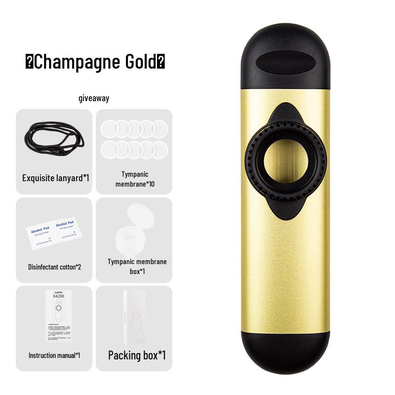 Zukadi Douyin Professional Metal Kazoo - Beginner-Friendly Performance & Accompaniment Instrument.
Zukadi Douyin Professional Metal Kazoo - Beginner-Friendly Performance & Accompaniment Instrument.