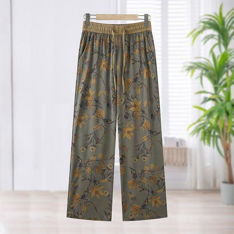 2026 New Chinese Style Printed Loose Wide-Leg Nine-Point Pants for Fashionable Middle-Aged and Elderly Women 5XL fits 140-160 jin
2026 New Chinese Style Printed Loose Wide-Leg Nine-Point Pants for Fashionable Middle-Aged and Elderly Women 5XL fits 140-160 jin