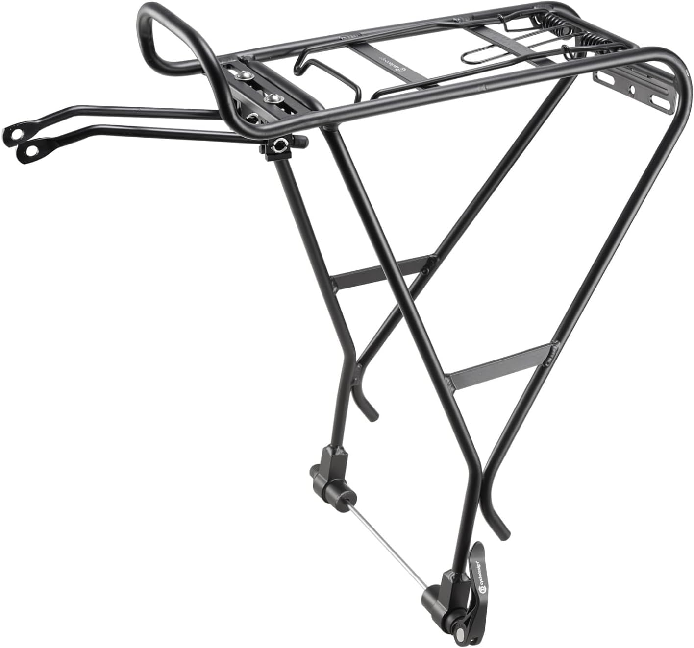 Cycle Design Quick Release Locking Carrier, 130/135mm x 700C, Black
Cycle Design Quick Release Locking Carrier, 130/135mm x 700C, Black