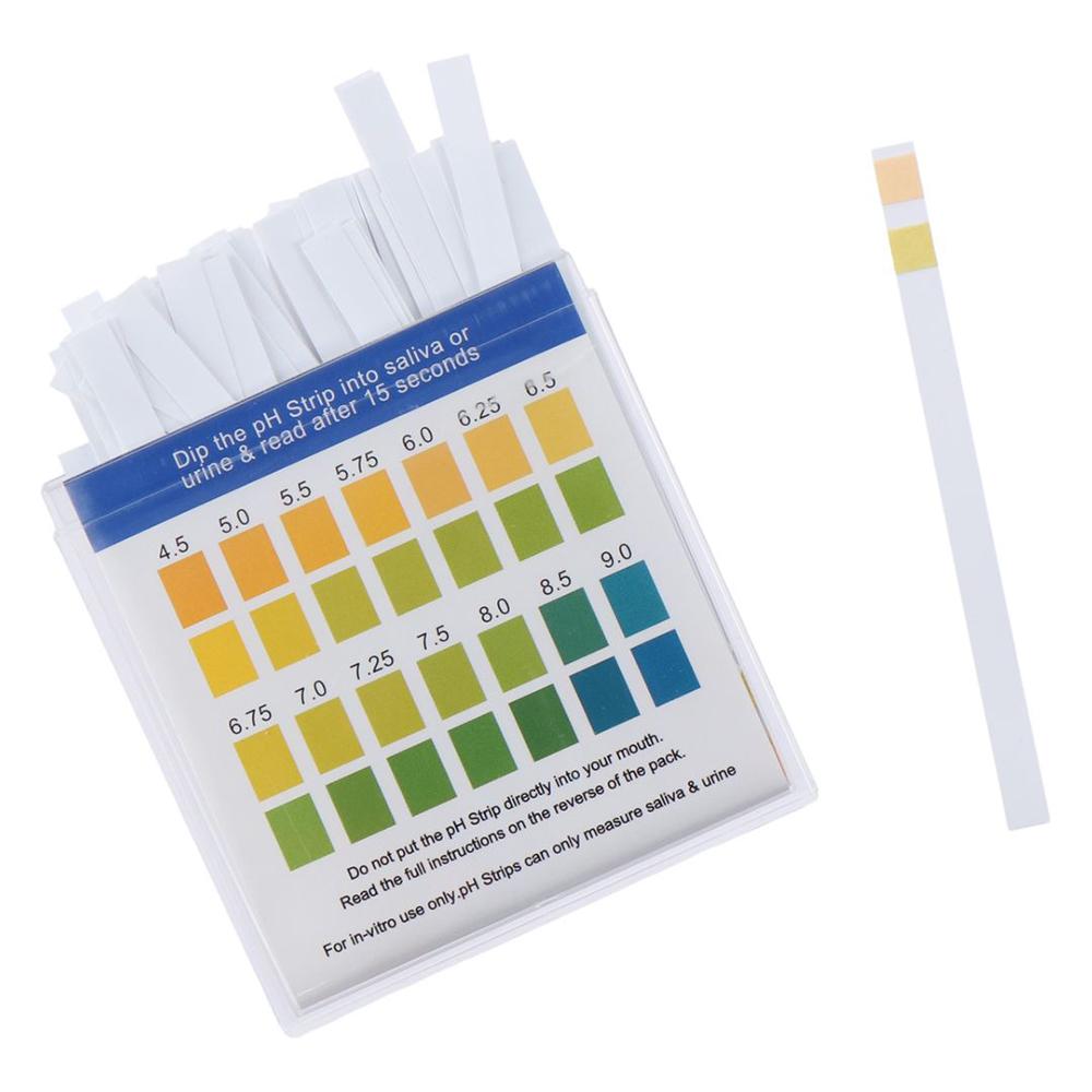 100ct High Sensitivity 4.5-9.0 pH Test Strips Water Test Kit Body Acidity and Alkalinity
100ct High Sensitivity 4.5-9.0 pH Test Strips Water Test Kit Body Acidity and Alkalinity