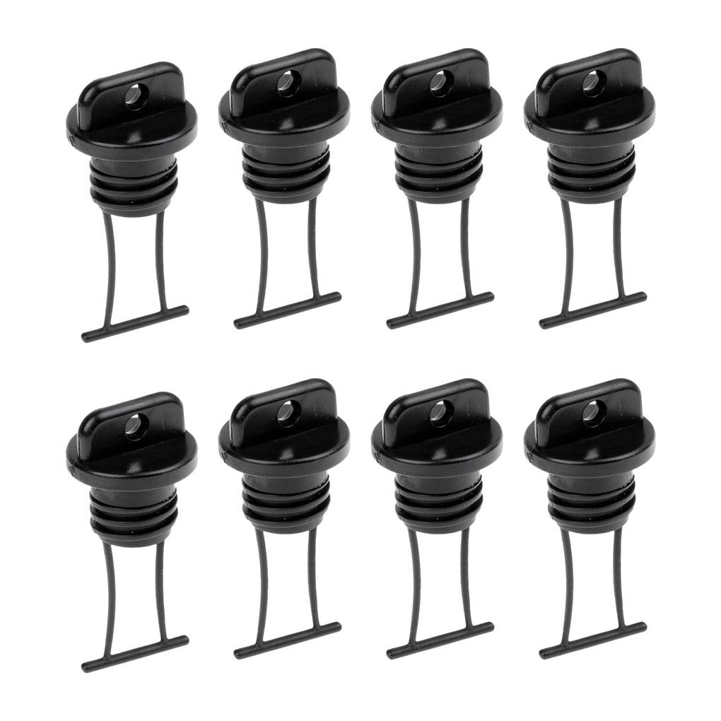 8pack/lot Boat Parts Durable Marine Drain Plug Easy Installation Wide Compatibility Kayak Drain Plug чёрный
8pack/lot Boat Parts Durable Marine Drain Plug Easy Installation Wide Compatibility Kayak Drain Plug чёрный