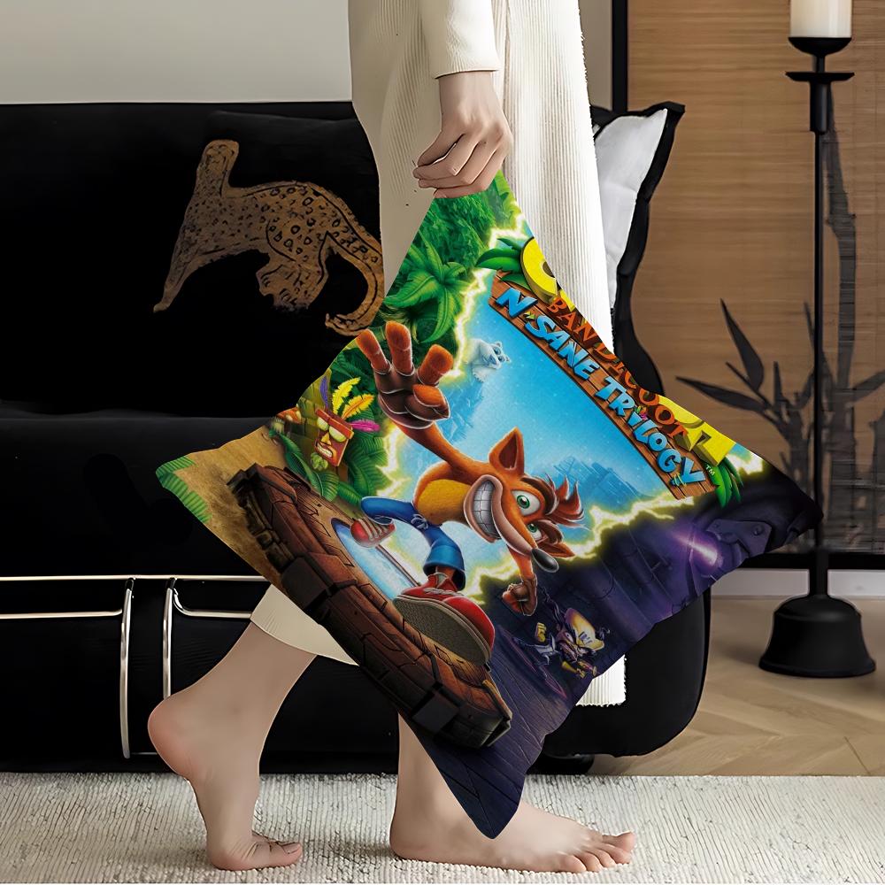 C_CrashS_B- Bandicoot Game Cushion Cover Decorative Pillow Sofa Home Decor Case Pillow Cases 16x16Inch
C_CrashS_B- Bandicoot Game Cushion Cover Decorative Pillow Sofa Home Decor Case Pillow Cases 16x16Inch