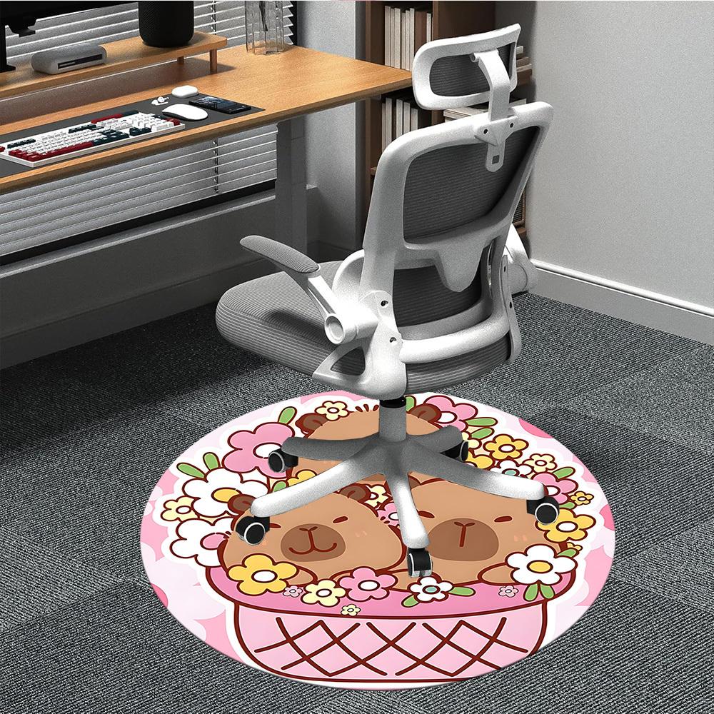 1PC Capybara Basket Office Round Area Rug, Indoor Mat Suitable ForOffice, Under Office Chairs Bedroom Living Room Home Decor, Room Deco, D053 80cm by 80cm
1PC Capybara Basket Office Round Area Rug, Indoor Mat Suitable ForOffice, Under Office Chairs Bedroom Living Room Home Decor, Room Deco, D053 80cm by 80cm
