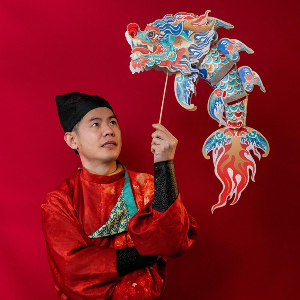 Handmade Dragon Dance Lantern DIY Craft Festival Lantern Material Kit Props Style 2
Handmade Dragon Dance Lantern DIY Craft Festival Lantern Material Kit Props Style 2