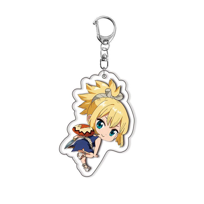 Cartoon Ishigami Senkuu Kohaku Chrome Anime Acrylic Keychain Ornament Kawaii Students Backpack Ring Accessories Charm Gifts Toys about 5cm
Cartoon Ishigami Senkuu Kohaku Chrome Anime Acrylic Keychain Ornament Kawaii Students Backpack Ring Accessories Charm Gifts Toys about 5cm