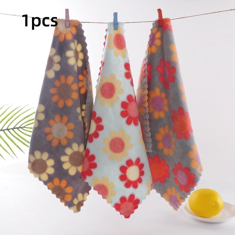 1/5/10 шт. Салфетки для уборки из кораллового флиса с подсолнухом, Впитывающие кухонные салфетки для мытья посуды, Бытовые салфетки для уборки, Салфетка для вытирания 1pc
1/5/10 шт. Салфетки для уборки из кораллового флиса с подсолнухом, Впитывающие кухонные салфетки для мытья посуды, Бытовые салфетки для уборки, Салфетка для вытирания 1pc