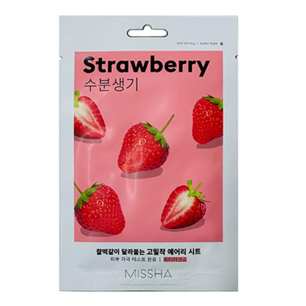 MISSHA Airy Fit Sheet Mask (Strawberry) - Water Type (10 Sheets) Strawberry - Water Type (10 Sheets)
MISSHA Airy Fit Sheet Mask (Strawberry) - Water Type (10 Sheets) Strawberry - Water Type (10 Sheets)
