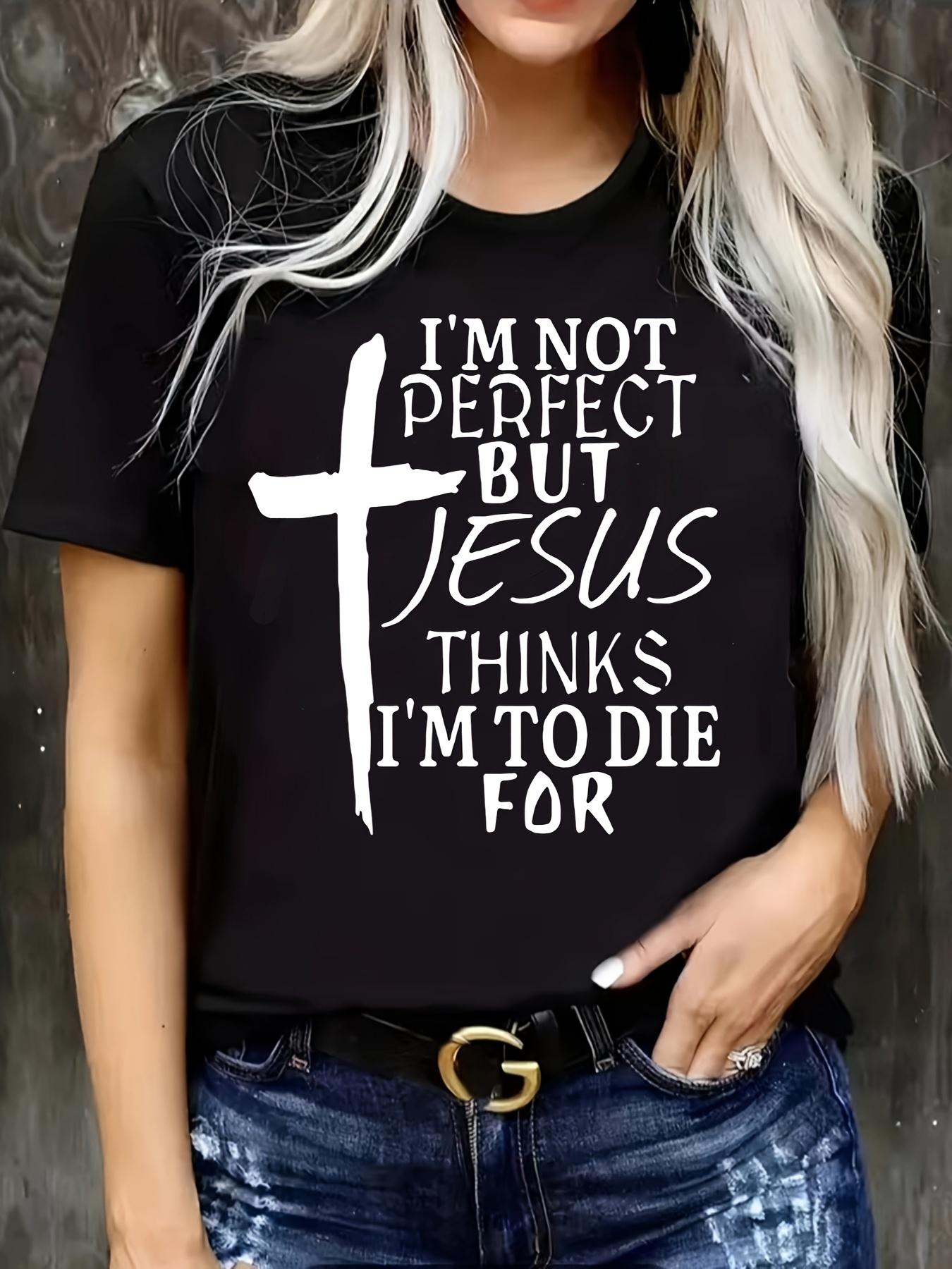 Plus Size Cross & Letter Print T-Shirt, Casual Short Sleeve Top For Spring & Summer, Women s Plus Size Clothing 5XL різнокольоровий
Plus Size Cross & Letter Print T-Shirt, Casual Short Sleeve Top For Spring & Summer, Women s Plus Size Clothing 5XL різнокольоровий