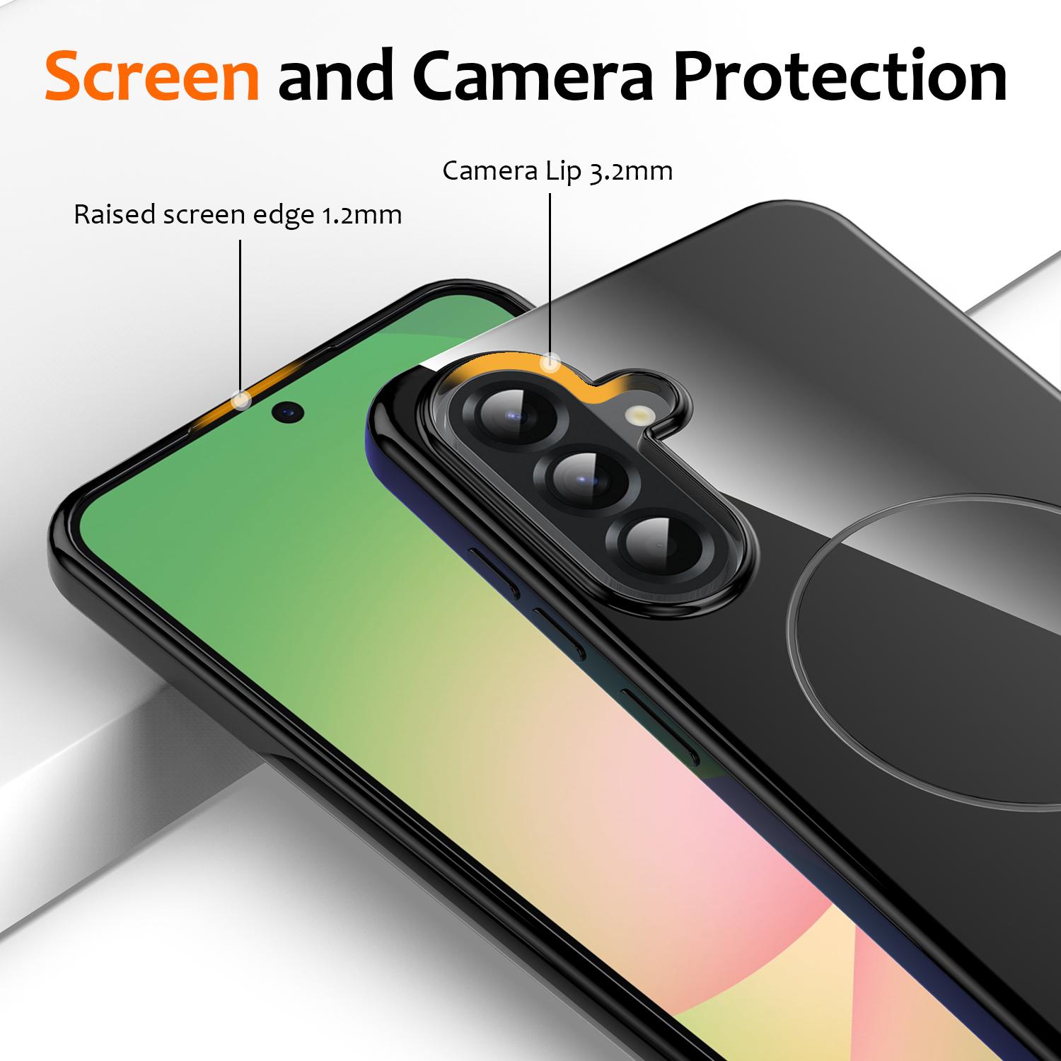 For Samsung Galaxy A56 5G Magnetic Case Compatible with MagSafe TPU Phone Back Cover with Lanyard Purple
For Samsung Galaxy A56 5G Magnetic Case Compatible with MagSafe TPU Phone Back Cover with Lanyard Purple