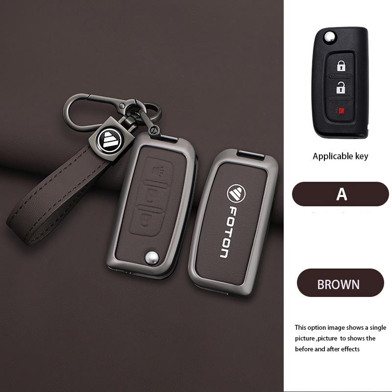 Zinc Alloy Leather Car Remote Key Case Cover Shell Protection Holder for Foton Tunland Auman Toano Sauvana Auto Accessories
Zinc Alloy Leather Car Remote Key Case Cover Shell Protection Holder for Foton Tunland Auman Toano Sauvana Auto Accessories