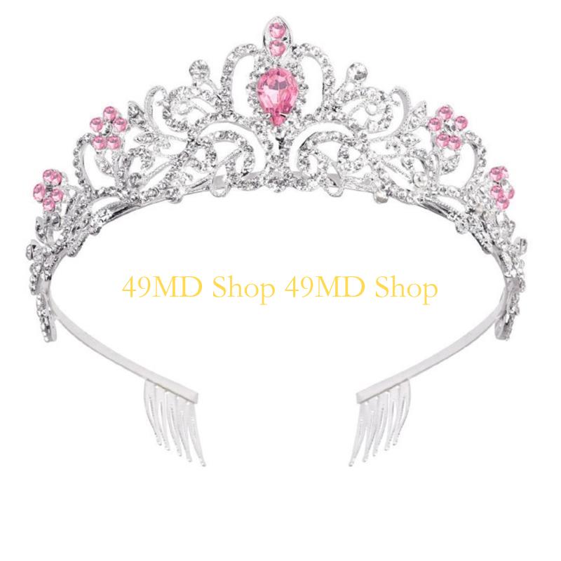 49MD Crystal Rhinestones Tiaras Crowns Headwear for Bride and Teens Coming of Age Crownpiece Headbands for Weddings and Proms
49MD Crystal Rhinestones Tiaras Crowns Headwear for Bride and Teens Coming of Age Crownpiece Headbands for Weddings and Proms