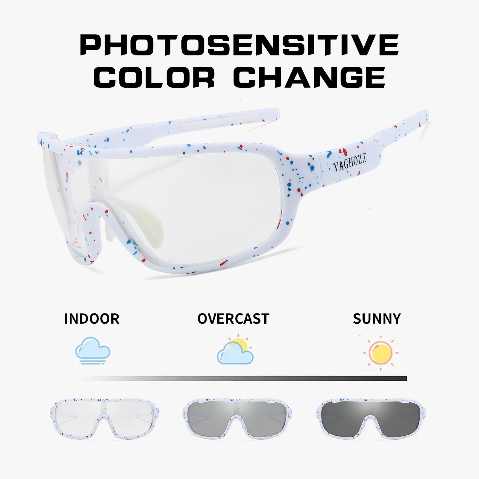 VAGHOZZ Anti-UV And Photochromic Outdoor Sport Bike Fishing Driving Cycling Sunglasses Eyewear Baseball MTB Bike Bicycle Goggles
VAGHOZZ Anti-UV And Photochromic Outdoor Sport Bike Fishing Driving Cycling Sunglasses Eyewear Baseball MTB Bike Bicycle Goggles