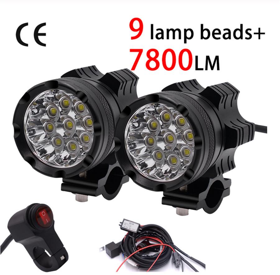 2PCS 180W 6500K 7800 LM Universal Aluminum Alloy 9 CREE Chips LED Motorcycle headlights Motos Bulb Motorbike Waterproof
2PCS 180W 6500K 7800 LM Universal Aluminum Alloy 9 CREE Chips LED Motorcycle headlights Motos Bulb Motorbike Waterproof