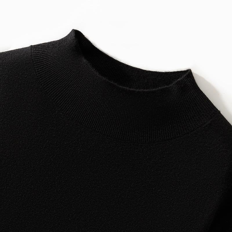 Men s Half-High Neck Wool Sweater: Casual Knitted Long Sleeve Base Layer for Autumn and Winter M up to 120 jin
Men s Half-High Neck Wool Sweater: Casual Knitted Long Sleeve Base Layer for Autumn and Winter M up to 120 jin