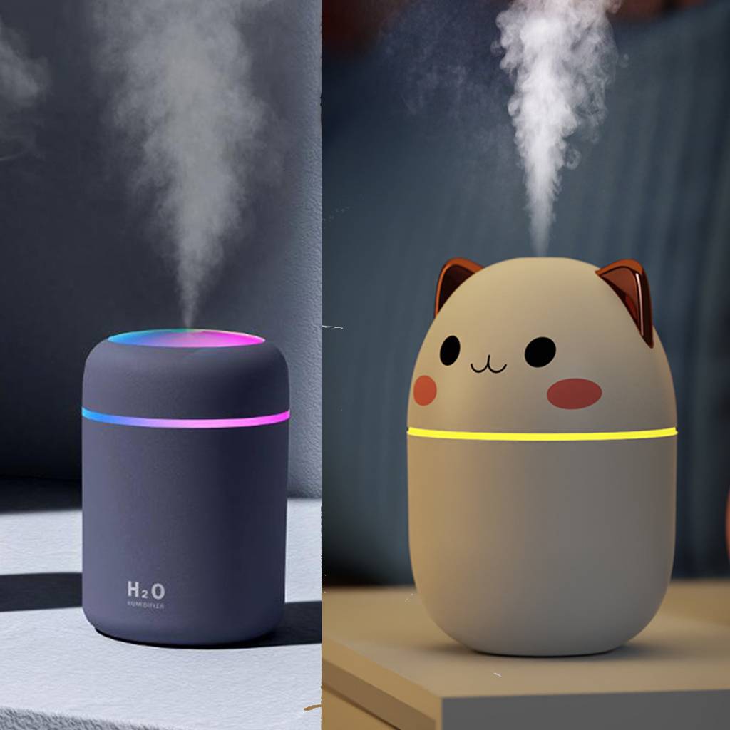 200/300ML Portable Air Humidifier Aroma Essential Oil Diffuser Mini Mute Humidifier With Night Light Car Air Humidifier for Home
200/300ML Portable Air Humidifier Aroma Essential Oil Diffuser Mini Mute Humidifier With Night Light Car Air Humidifier for Home
