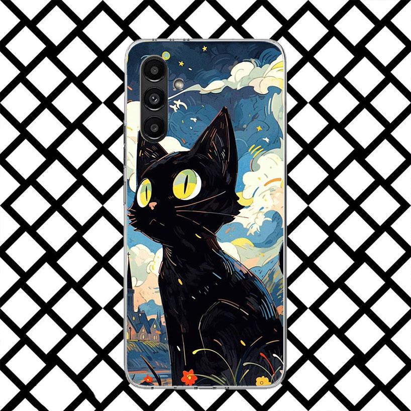 Anime Cute Black Cat Meow Phone Case for Samsung Galaxy A17 A37 A57 A16 A26 A36 A56 A15 A25 A35 A55 A14 A24 A34 A54 A13 A23 A33 Samsung A13
Anime Cute Black Cat Meow Phone Case for Samsung Galaxy A17 A37 A57 A16 A26 A36 A56 A15 A25 A35 A55 A14 A24 A34 A54 A13 A23 A33 Samsung A13