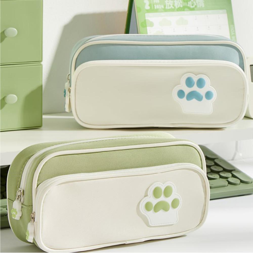 Large Capacity Large Pencil Case Lovely Cat Paw Cat Paw Pattern Pencil Bag Stationery синий
Large Capacity Large Pencil Case Lovely Cat Paw Cat Paw Pattern Pencil Bag Stationery синий