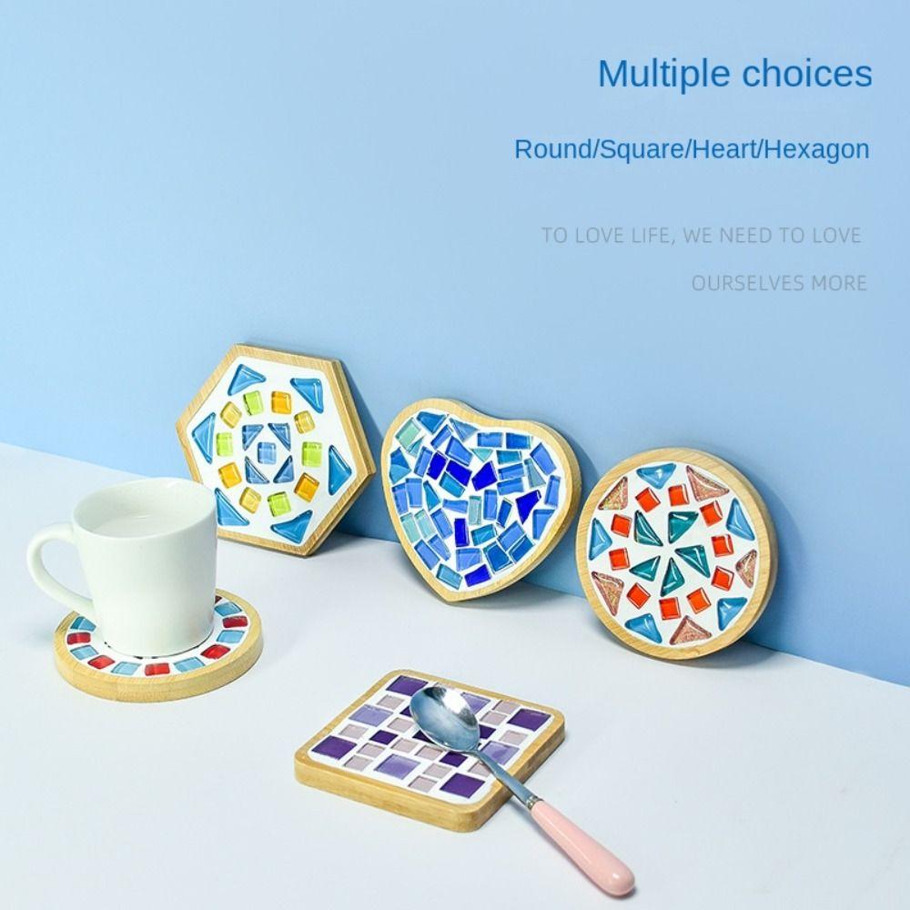 Parent-child Activity Mosaic Cup Mat Material Pack Diy Self-made Coaster Kids Developmental Toys style G
Parent-child Activity Mosaic Cup Mat Material Pack Diy Self-made Coaster Kids Developmental Toys style G