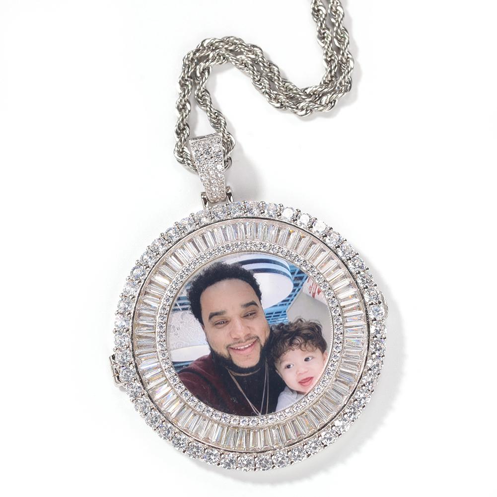 THE BLING KING Baguettecz DIY Photoes Memory Pendant Silver Color Tennis Chain Necklace Luxury Memorial Gift Low Price 20inch Rope Chain серебряный
THE BLING KING Baguettecz DIY Photoes Memory Pendant Silver Color Tennis Chain Necklace Luxury Memorial Gift Low Price 20inch Rope Chain серебряный