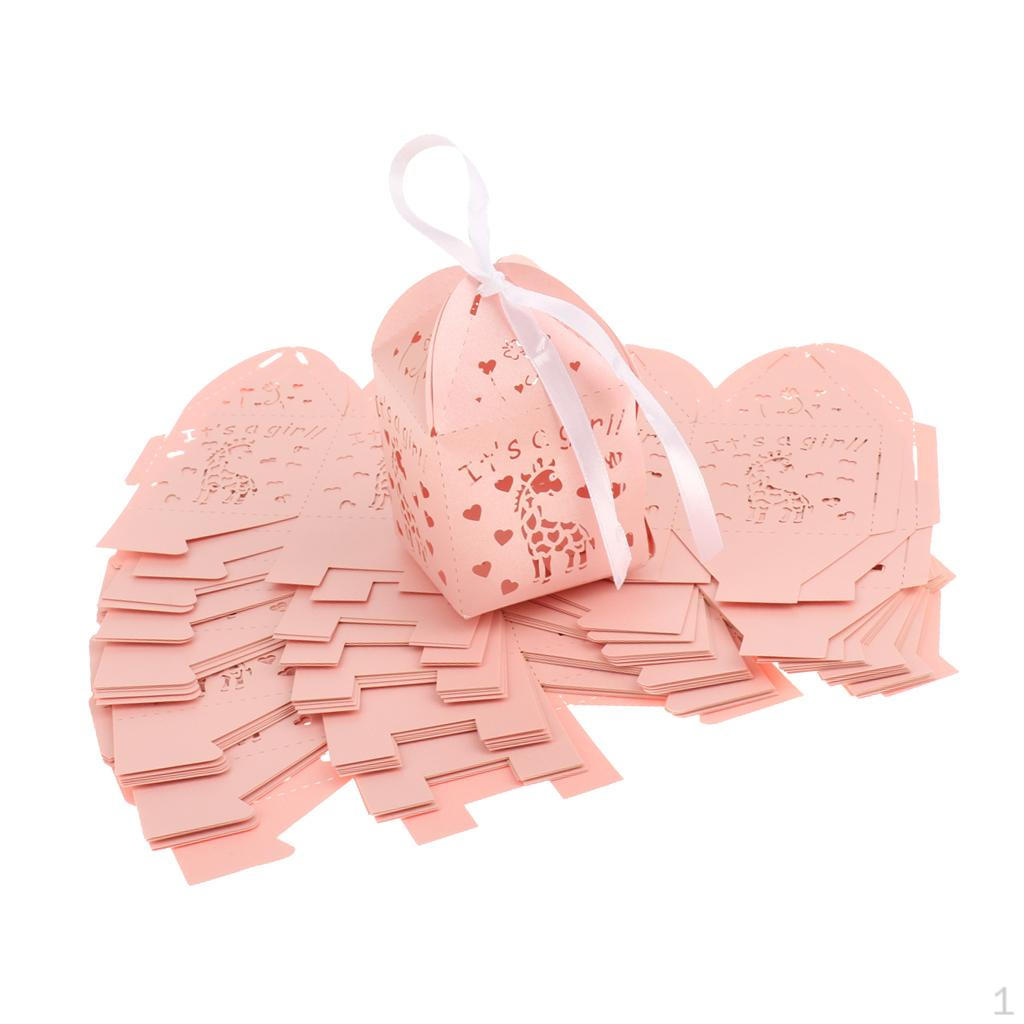 25pcs Cut Ribbon Candy Gift Box Baby Shower Wedding Party Favor Decor Pink-Deer
25pcs Cut Ribbon Candy Gift Box Baby Shower Wedding Party Favor Decor Pink-Deer