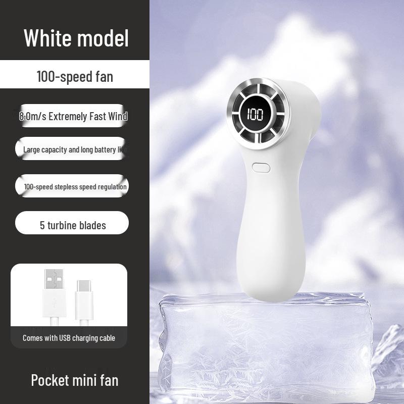 USB Rechargeable Handheld Mini Fan with 100-Speed Digital Display, Portable, Silent, Long Battery Life 43*41*124mm
USB Rechargeable Handheld Mini Fan with 100-Speed Digital Display, Portable, Silent, Long Battery Life 43*41*124mm