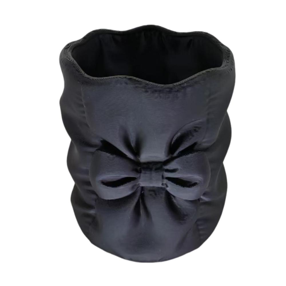 Smooth Makeup Brush Storage Bucket Bowknot Desk Stationery Organizer Home Office Decoration чёрный
Smooth Makeup Brush Storage Bucket Bowknot Desk Stationery Organizer Home Office Decoration чёрный