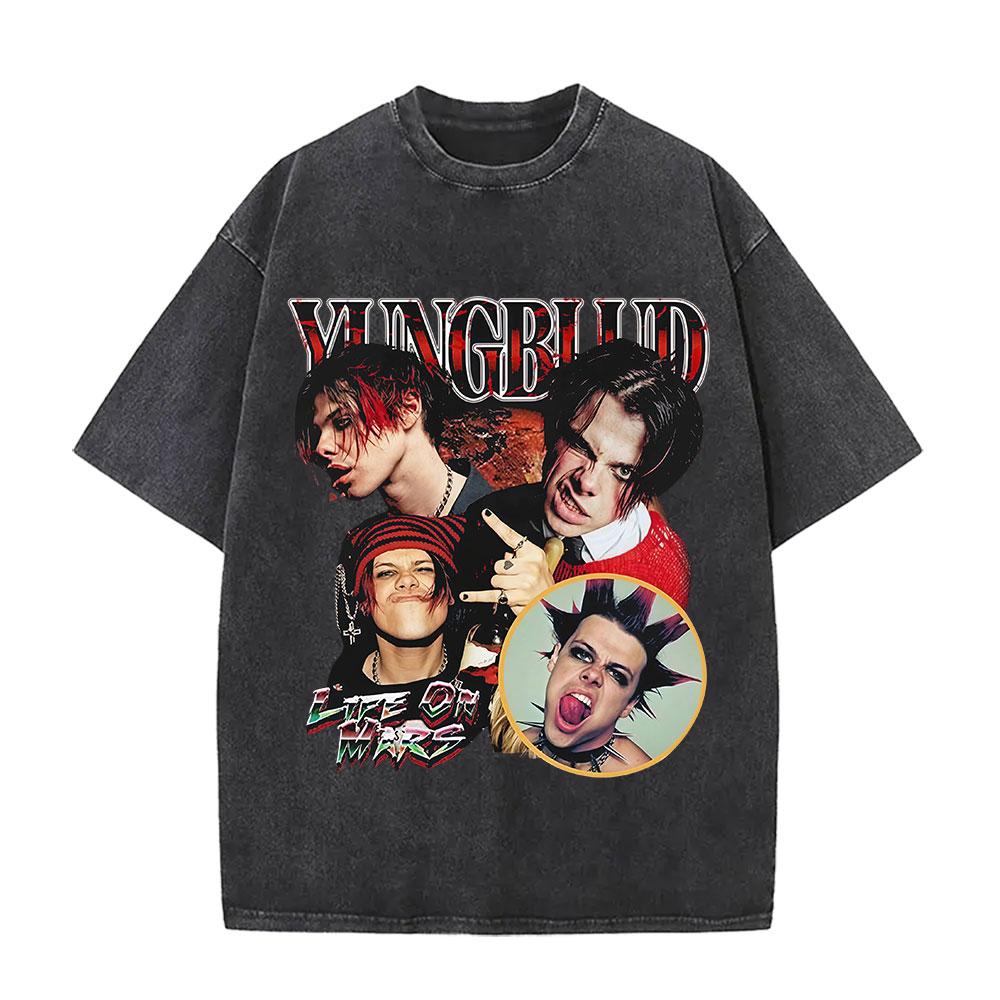 Vintage Washed Yungblud IDOLS The World Tour T Shirts Unisexs Women Hip Hop High Quality Gothic Oversized Tshirts Streetwear S
Vintage Washed Yungblud IDOLS The World Tour T Shirts Unisexs Women Hip Hop High Quality Gothic Oversized Tshirts Streetwear S