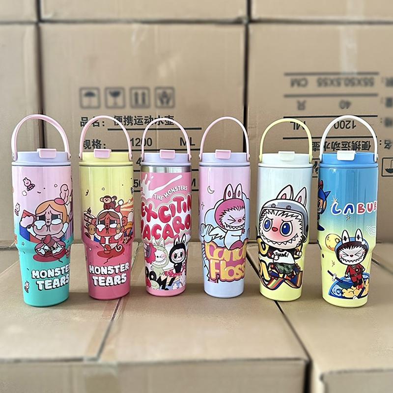 Stainless Steel Insulated Water Bottle Thermal Coffee Car Cup Cold Mugs Vacuum Flask With Handle Straw For Sport Gift
Stainless Steel Insulated Water Bottle Thermal Coffee Car Cup Cold Mugs Vacuum Flask With Handle Straw For Sport Gift