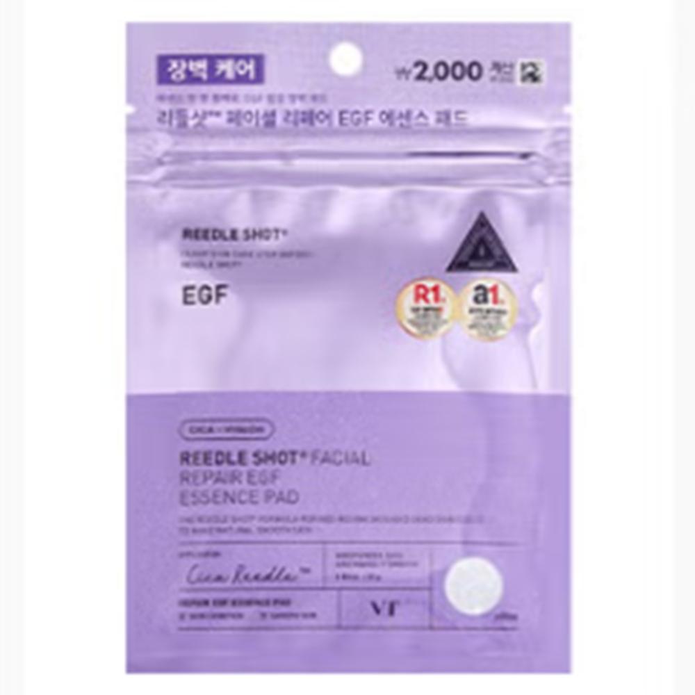 VT Reedle Shot Facial Repair EGF Essence Pad 8 Sheets 25g
VT Reedle Shot Facial Repair EGF Essence Pad 8 Sheets 25g