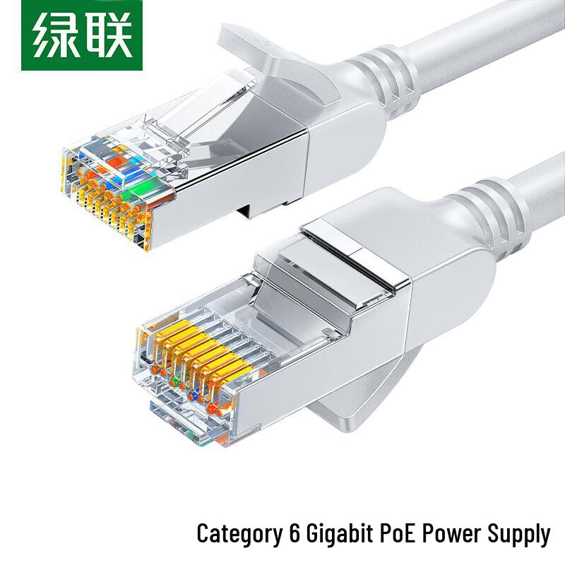 UGREEN NW101 CAT6 Pure Copper Gigabit Ethernet Patch Cable
UGREEN NW101 CAT6 Pure Copper Gigabit Ethernet Patch Cable