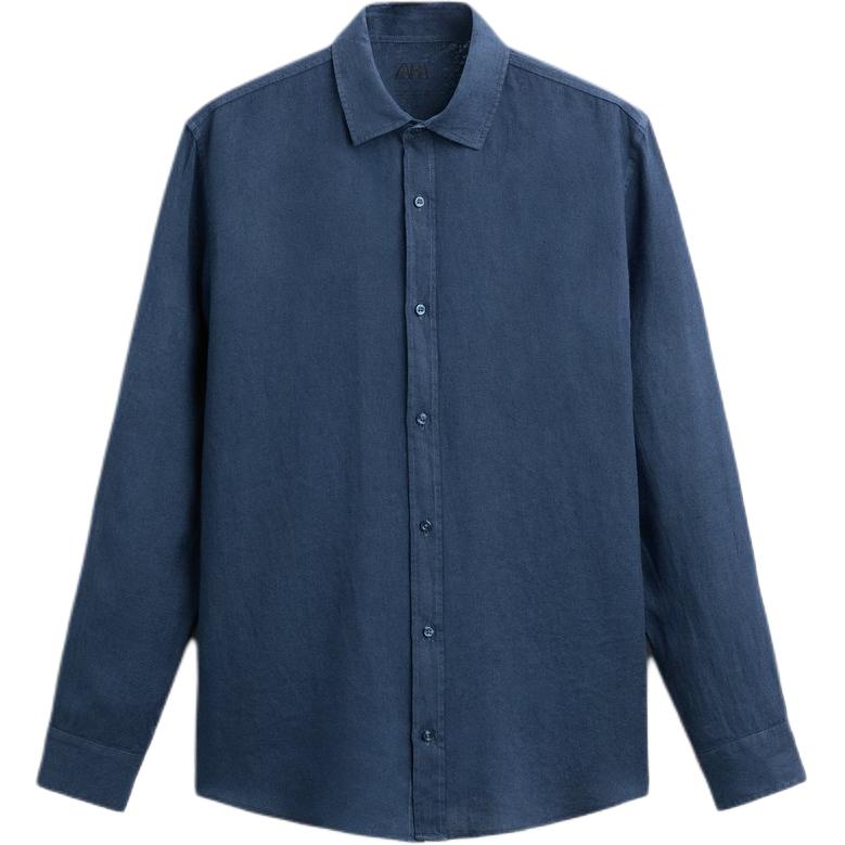 Zara Solid Color Comfortable Polo Neck Casual Long Sleeve Shirt Men shirts Blue 4378010-428 S
Zara Solid Color Comfortable Polo Neck Casual Long Sleeve Shirt Men shirts Blue 4378010-428 S