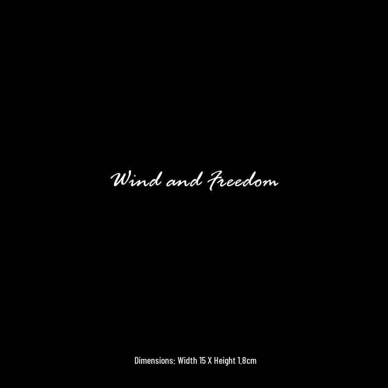 Стикеры на английском языке Wind & Freedom для латте-арта: Веселые, креативные, водонепроницаемые украшения для заднего стекла
Стикеры на английском языке Wind & Freedom для латте-арта: Веселые, креативные, водонепроницаемые украшения для заднего стекла