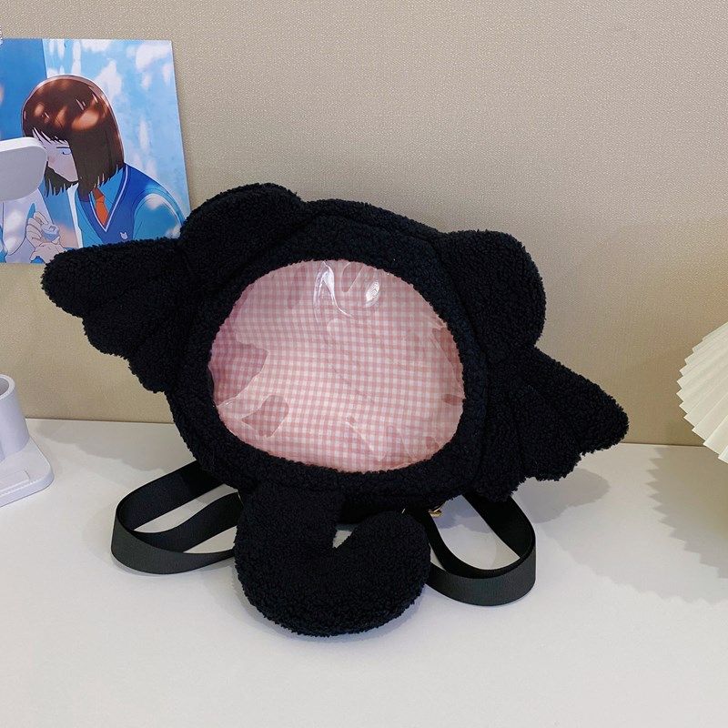 JIAERDI Japanese Sweet Cute Angel Backpack Women Plush Large Capacity Bags Ladies Cartoon Lolita Anime Mochilas Mujer 2025 New 30x25.5x7.5cm чорний
JIAERDI Japanese Sweet Cute Angel Backpack Women Plush Large Capacity Bags Ladies Cartoon Lolita Anime Mochilas Mujer 2025 New 30x25.5x7.5cm чорний