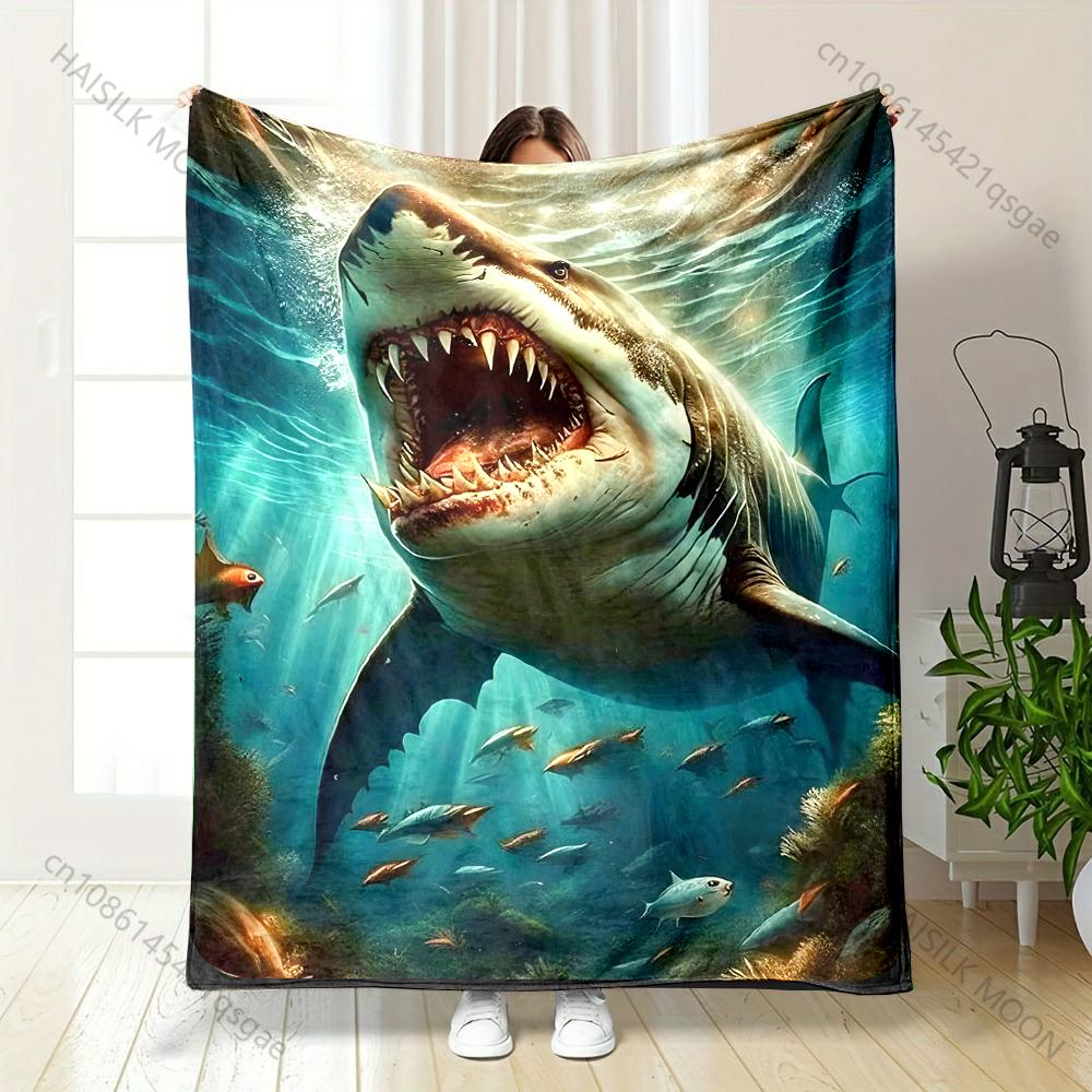 1PC Shark with open mouth Print Adult Children Warm Blankets Home Travel Car Soft and Comfortable Suitable for all seasons 75x90cm
1PC Shark with open mouth Print Adult Children Warm Blankets Home Travel Car Soft and Comfortable Suitable for all seasons 75x90cm
