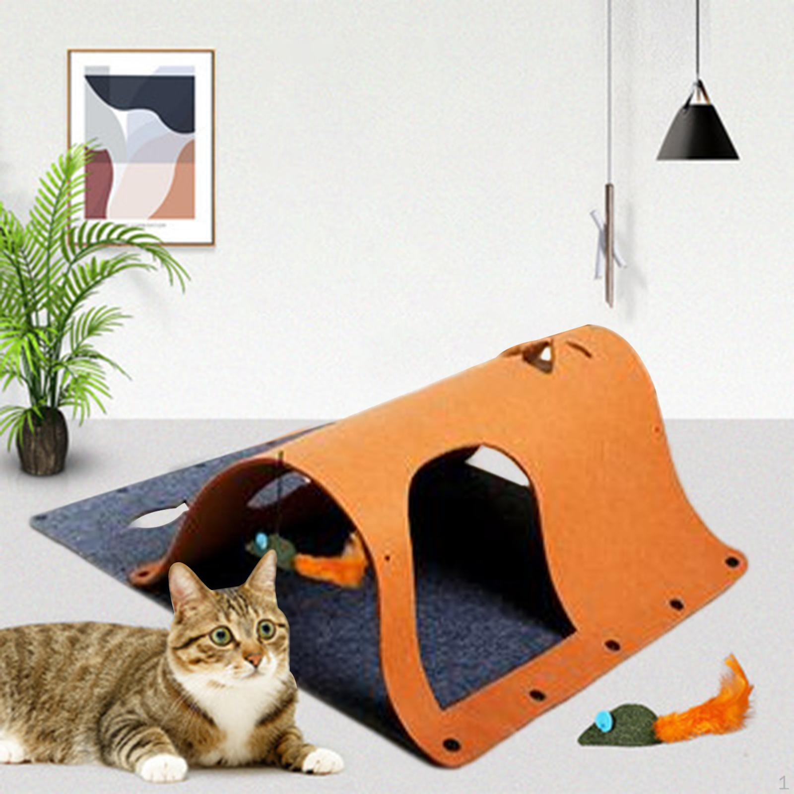 Felt Tunnel for Ioor , with Hnging Foldble Combintion Tent Plying Tube Kitten 44x60cm коричневий
Felt Tunnel for Ioor , with Hnging Foldble Combintion Tent Plying Tube Kitten 44x60cm коричневий