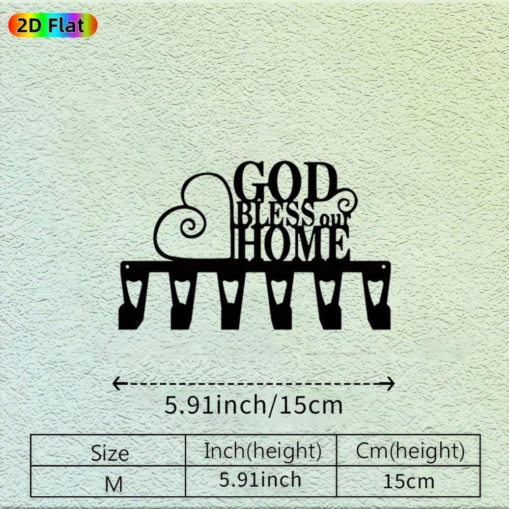 Heavy Duty Christian Wall Hanger 6 Hook Iron Key Holder Elegant Home Decor Wedding Gift TY-100743
Heavy Duty Christian Wall Hanger 6 Hook Iron Key Holder Elegant Home Decor Wedding Gift TY-100743
