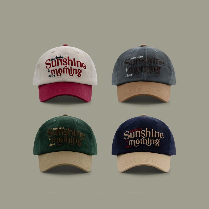 Women s Korean New Fashion Brand Letter Embroidery Baseball Hat Men s Street Fashion Contrasting Color Splicing Baseball Cap Adjustable
Women s Korean New Fashion Brand Letter Embroidery Baseball Hat Men s Street Fashion Contrasting Color Splicing Baseball Cap Adjustable